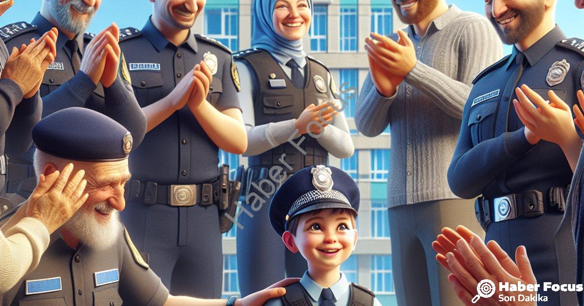 "Muğla Emniyeti Gönülleri Fethetti: Hamza'nın Polislik Hayali Gerçek Oldu" başlıklı haber için fotor