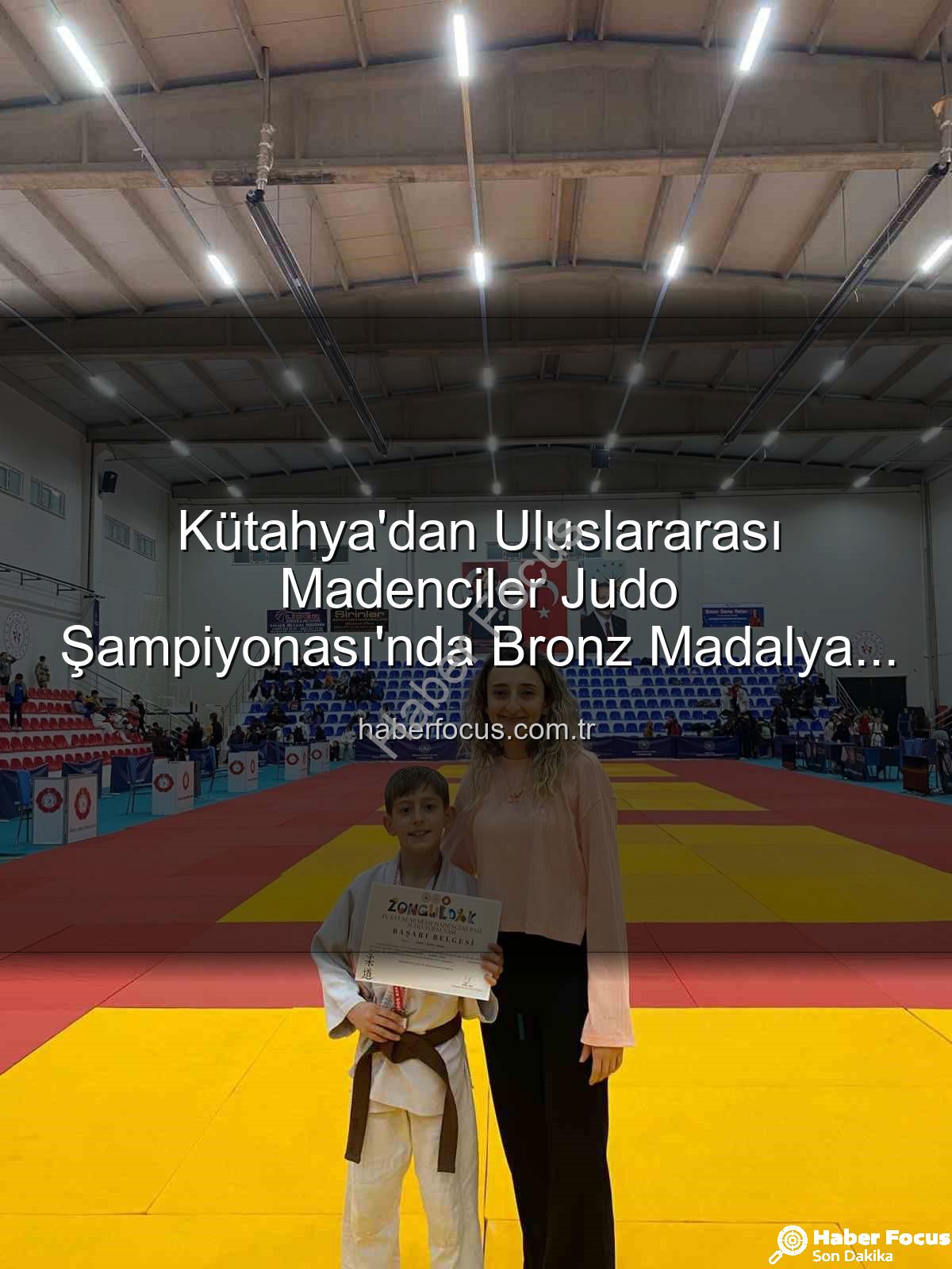 Kütahya judocu - Kütahya'dan Uluslararası Madenciler Judo Şampiyonası'nda Bronz Madalya Geldi: Ahmet Burak Maran Tarih Yazdı!