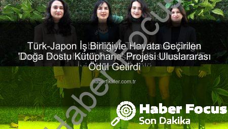 Türk-Japon İşbirliğiyle Tasarlanan ‘Doğa Dostu Kütüphane’ Projesine Uluslararası ‘En İyi Makale’ Ödülü