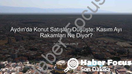 Aydın’da Konut Satışları Düşüşte: Kasım Ayı Rakamları Ne Diyor?