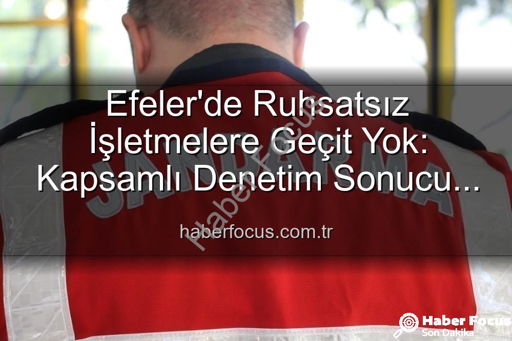 Efeler ruhsatsız işletmeler - Efeler'de Ruhsatsız İşletmelere Geçit Yok: Kapsamlı Denetim Sonucu 5 İşletmeye Yaptırım Uygulandı